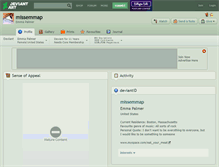 Tablet Screenshot of missemmap.deviantart.com