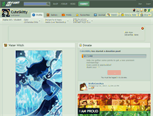 Tablet Screenshot of cuteskitty.deviantart.com