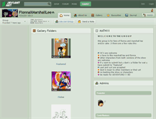 Tablet Screenshot of fionnaxmarshalllee.deviantart.com
