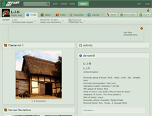 Tablet Screenshot of l-j-n.deviantart.com