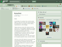 Tablet Screenshot of belgium.deviantart.com