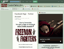 Tablet Screenshot of freedomfighters-da.deviantart.com