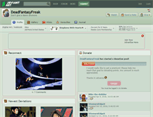 Tablet Screenshot of deadfantasyfreak.deviantart.com