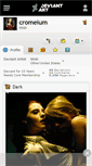 Mobile Screenshot of cromeium.deviantart.com