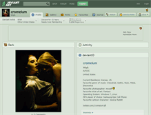 Tablet Screenshot of cromeium.deviantart.com