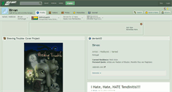 Desktop Screenshot of birvan.deviantart.com
