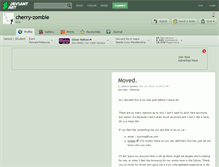 Tablet Screenshot of cherry-zombie.deviantart.com