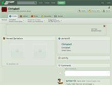 Tablet Screenshot of chrisabell.deviantart.com