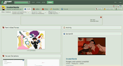 Desktop Screenshot of invatermonie.deviantart.com