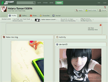 Tablet Screenshot of hotaru-tomoe150896.deviantart.com