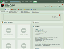Tablet Screenshot of hpslashfangirl.deviantart.com