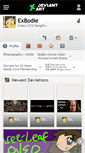 Mobile Screenshot of exbodie.deviantart.com