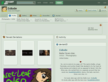 Tablet Screenshot of exbodie.deviantart.com