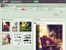 Tablet Screenshot of evaty.deviantart.com