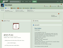 Tablet Screenshot of lizzy-bobyn.deviantart.com