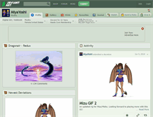 Tablet Screenshot of miyayoshi.deviantart.com