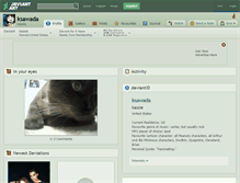 Tablet Screenshot of ksawada.deviantart.com