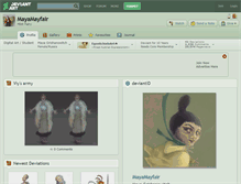 Tablet Screenshot of mayamayfair.deviantart.com