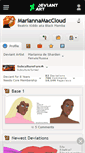 Mobile Screenshot of mariannamaccloud.deviantart.com
