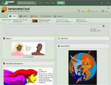 Tablet Screenshot of mariannamaccloud.deviantart.com