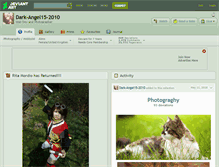 Tablet Screenshot of dark-angel15-2010.deviantart.com