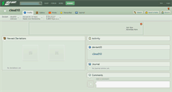 Desktop Screenshot of cloud10.deviantart.com