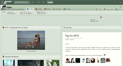 Desktop Screenshot of kjaex.deviantart.com