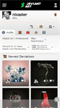 Mobile Screenshot of nixaster.deviantart.com