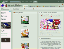 Tablet Screenshot of a-a-sonic-shipping.deviantart.com