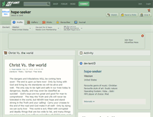 Tablet Screenshot of hope-seeker.deviantart.com