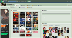 Desktop Screenshot of nightsisters.deviantart.com
