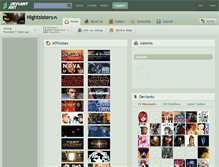 Tablet Screenshot of nightsisters.deviantart.com