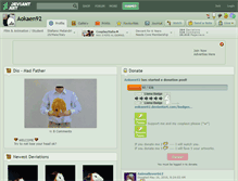 Tablet Screenshot of aokaen92.deviantart.com