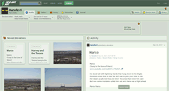 Desktop Screenshot of manofevil.deviantart.com