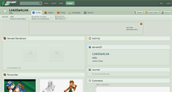 Desktop Screenshot of linkxdarklink.deviantart.com