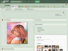 Tablet Screenshot of fainaru.deviantart.com
