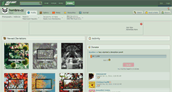 Desktop Screenshot of hombre-cz.deviantart.com