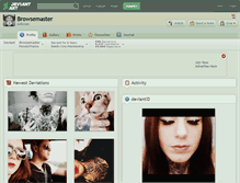 Tablet Screenshot of browsemaster.deviantart.com