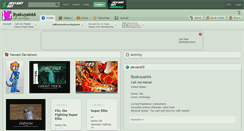 Desktop Screenshot of byakuya666.deviantart.com