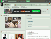 Tablet Screenshot of mogologo.deviantart.com