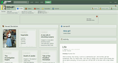 Desktop Screenshot of meta-girl.deviantart.com