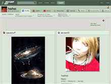 Tablet Screenshot of hazhaz.deviantart.com