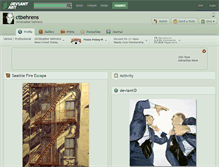 Tablet Screenshot of ctbehrens.deviantart.com