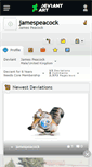 Mobile Screenshot of jamespeacock.deviantart.com