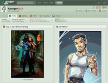 Tablet Screenshot of kaemgen.deviantart.com