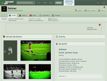Tablet Screenshot of dohmer.deviantart.com