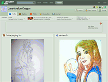 Tablet Screenshot of luna-avalon-dragon.deviantart.com
