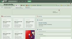 Desktop Screenshot of last-girl-standing.deviantart.com