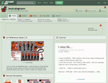 Tablet Screenshot of jessicaingmann.deviantart.com
