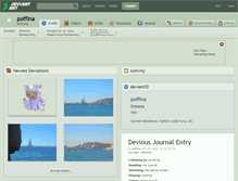 Tablet Screenshot of poffina.deviantart.com